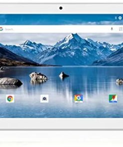 Android Tablet 10 Inch, 3G Phone Tablets with 16GB Storage, Dual SIM Card Slots, Quad-Core Processor, HD Touchscreen, WiFi, Bluetooth, GPS - Silver