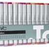 Copic Marker C72A Classic 72 Color Marker Sketch Set; Preferred for Architectural Design, Product Rendering, and Other Forms of Industrial Design; Packaged in a Clear Plastic Case