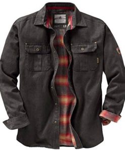 Legendary Whitetails Men's Journeyman Flannel Lined Rugged Shirt Jacket